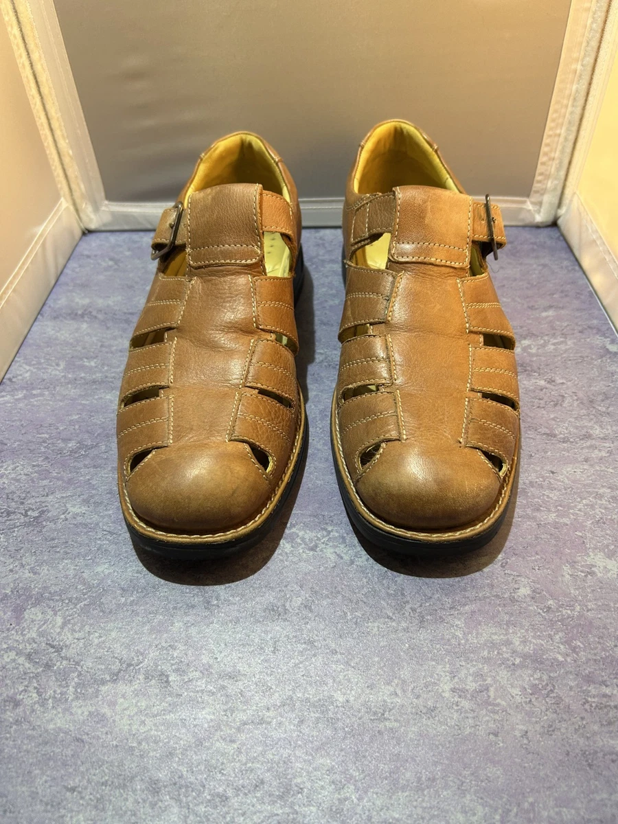 Johnston & Murphy Fisherman Leather Upper Sandals for Men  display picture 1