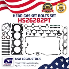 Head Gasket Set Bolts For 1999-06 Hyundai Sonata Optima Santa Fe 2.4L 4 DOHC 16v