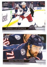 2020-21 Upper Deck (Base 1-200, 251-450) Hockey Team Set - Columbus Blue Jackets