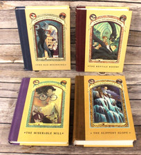 A Series of Unfortunate Events 4 Book Set Lemony Snicket HarperCollins HC