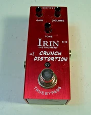 Crunch Distortion Guitar Effects Pedal Gain/Volume/Tone Knob