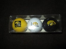 TOP FLITE XL Iowa Hawkeyes Special Occasion Golf Balls Pack of 3 NEW