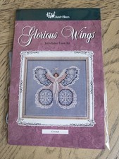 Crystal Glorious Wings Linen Embellished Cros...