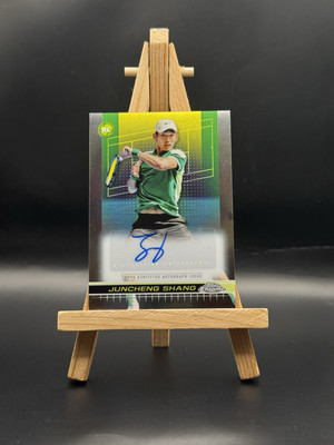 2024 Topps Chrome Tennis Juncheng Shang Auto Base Signatures #TCA-JSG