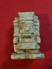 Botella jarra cerámica de tequila Jorongo de colección Dios azteca Tláloc Antonio Fernández