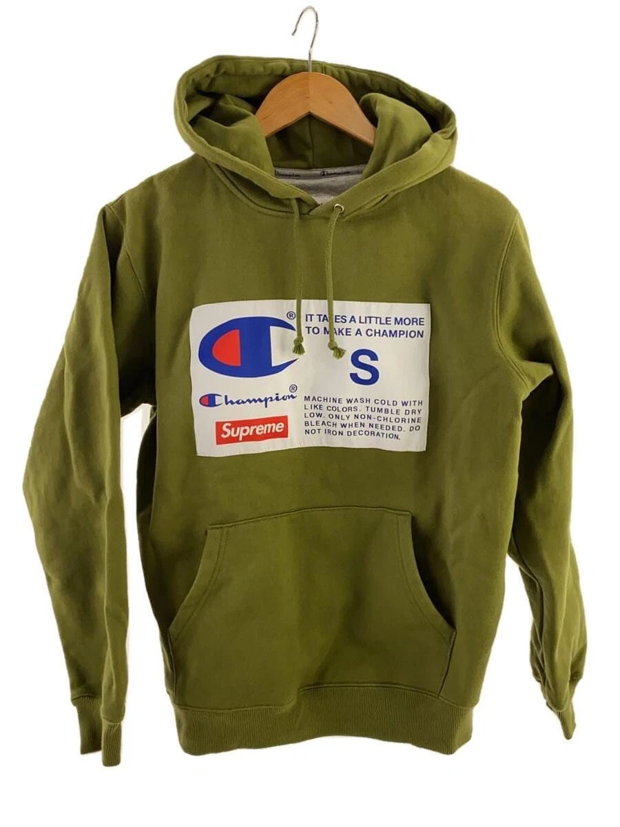 Sweat à capuche Supreme × Champion kaki S occasion