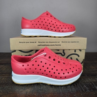 Native Robbie Sugarlite Kids Size C7 Slip On Shoes Casual Water Shoes Hyper Red