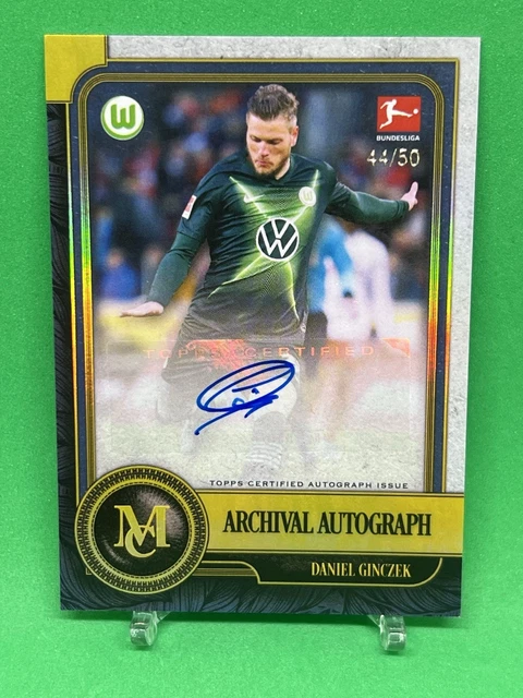 2019-20 Museum Collection Bundesliga #AA-DG Daniel Ginczek /50 Gold Auto