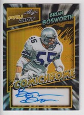 BRIAN BOSWORTH 2026 LEAF PAY DIRT FOOTBALL AUTOGRAPH AUTO CARD #D 1/3