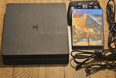 Sony PS4 Slim 1TB Black Bundle DualShock 4 HDMI + AC Origins