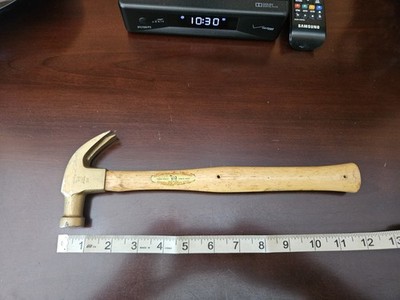 VINTAGE HELLER BROS. BELL FACE CLAW HAMMER 7oz FACTORY DISPLAY HAMMER HORSE LOGO