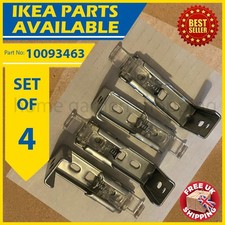 4 x Ikea Spring Loaded L Shaped Roller Blind Bracket 10093463 Hoppvals