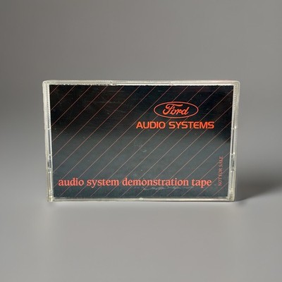 Ford Audio System Demonstration Cassette Tape 