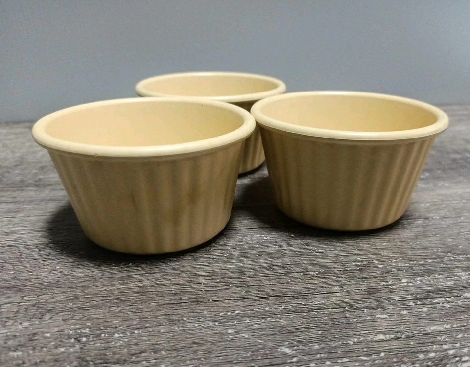 Tupperware Ultra Plus Ultra Pro Mini Cup Ramekin Custard Round Vintage 1922 X3 - Bild 4 von 4