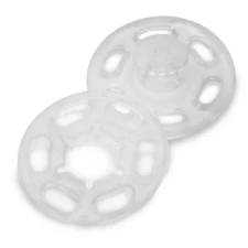 30 Sets 21mm 0.83inch Clear Plastic Snaps, Sew-on Buttons, Fasteners, Clothing