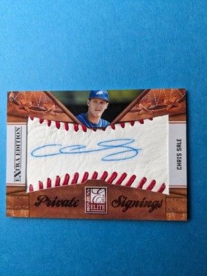 2010 Chris Sale extra edition private signing  10/125 Auto #21 Vary Rare
