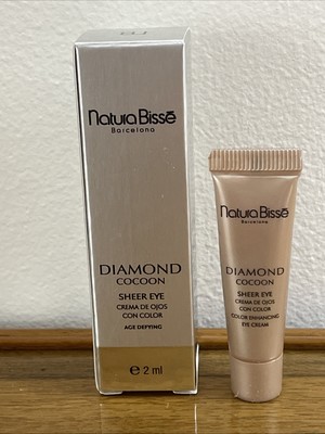 Natura Bisse DIAMOND COCOON SHEER EYE Color Enhancing Eye Cream Travel Sz 0.07oz