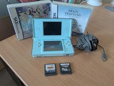 Nintendo 2DS Console Blue with a cover, charger, games. Excellent condition.