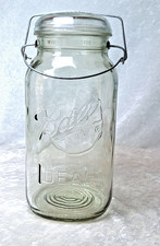Ball Ideal 1 Gallon Glass Canning Mason Jar Eagle Star Wire Bale Closure Ball Ideal 1 Gallon Glass Canning Mason Jar Eagle Star Wire Bale Closure