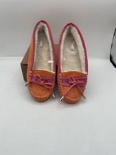Colorful Isaac Mizrahi Slippers Faux Fur Lined