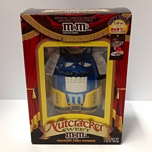 M&M’s Nutcracker Sweet Candy Dispenser Blue/Yellow Candy & Nuts