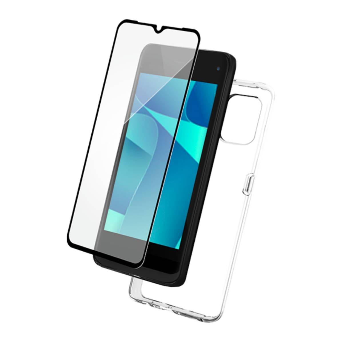 Coque transparente incassable BigBen silicone souple antichoc Logicom Yuno