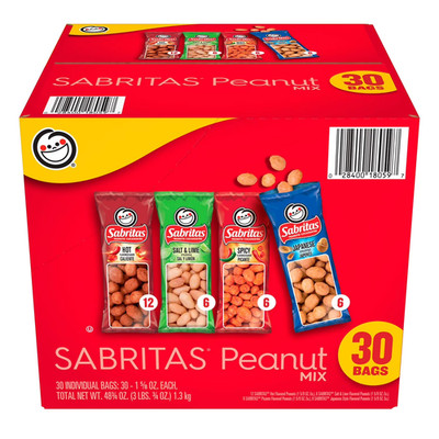Variety Pack Peanuts, 30 Pk.