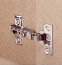 1 pair Cabinet Hinge ~ Concealed Cup ~ Full Overlay Mounting with 26 mm dia Cup