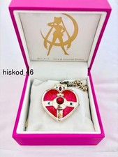Sailor Moon USJ Limited Cosmic Heart Pendant Pocket Watch Pink W/ Case Japan New