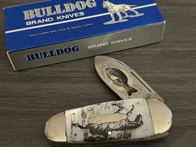 Bulldog Solingen Germany Bluegill Large Sunfish Pocket Knife MOP