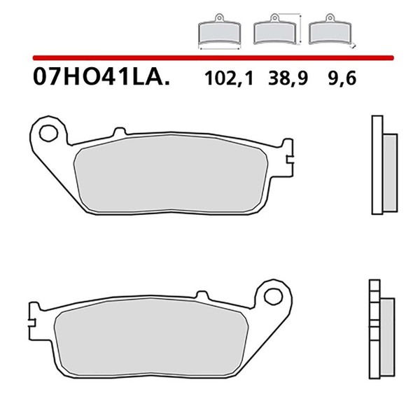 Brembo VORDERRAD-BREMSBELAGE-KIT Fur Honda CB500 X/Abs 13-15-COD. 07HO41LA-image