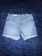 Seven7 Women's Blue Jeans Weekend Shorts Size 6