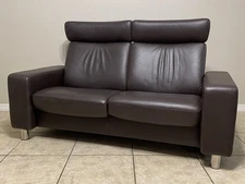 Ekornes Stressless Leather Space Loveseat Luxury Living Room Furniture Norway