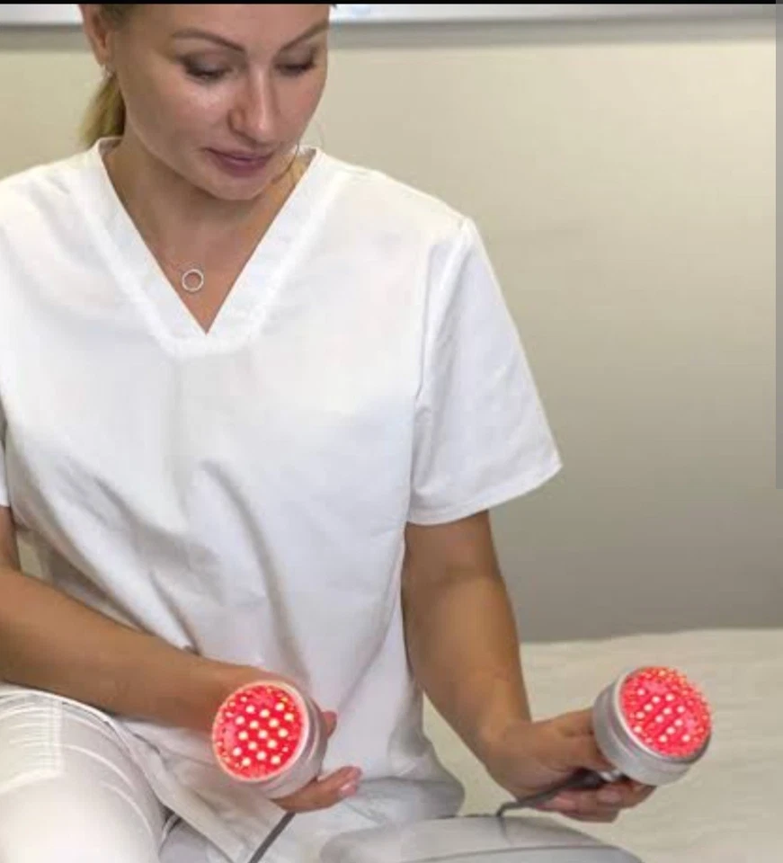 Dispositivo de terapia de luz LED de microcorriente - Sondas dobles | Estiramiento de la piel, elevación,  Foto 3 de 4