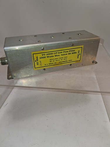 Used Drake TV-3300-LP 1000 Watt Low Pass Filter for Ham Radio HF, (VERY NICE!)