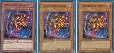 Yu-Gi-Oh 3x Alter Richtungsmagier DR1-FR122 GLD1-FR013 TOP Ziege Edison