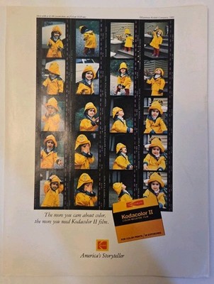Vintage 1982 Print Ad - Kodak Film - Kodacolor II Film,  America's Storyteller