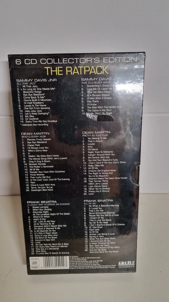 The Ratpack Frank Sinatra Sammy Davis Junior Dean Martin 6-CD-Box NEU OVP - Bild 2 von 4