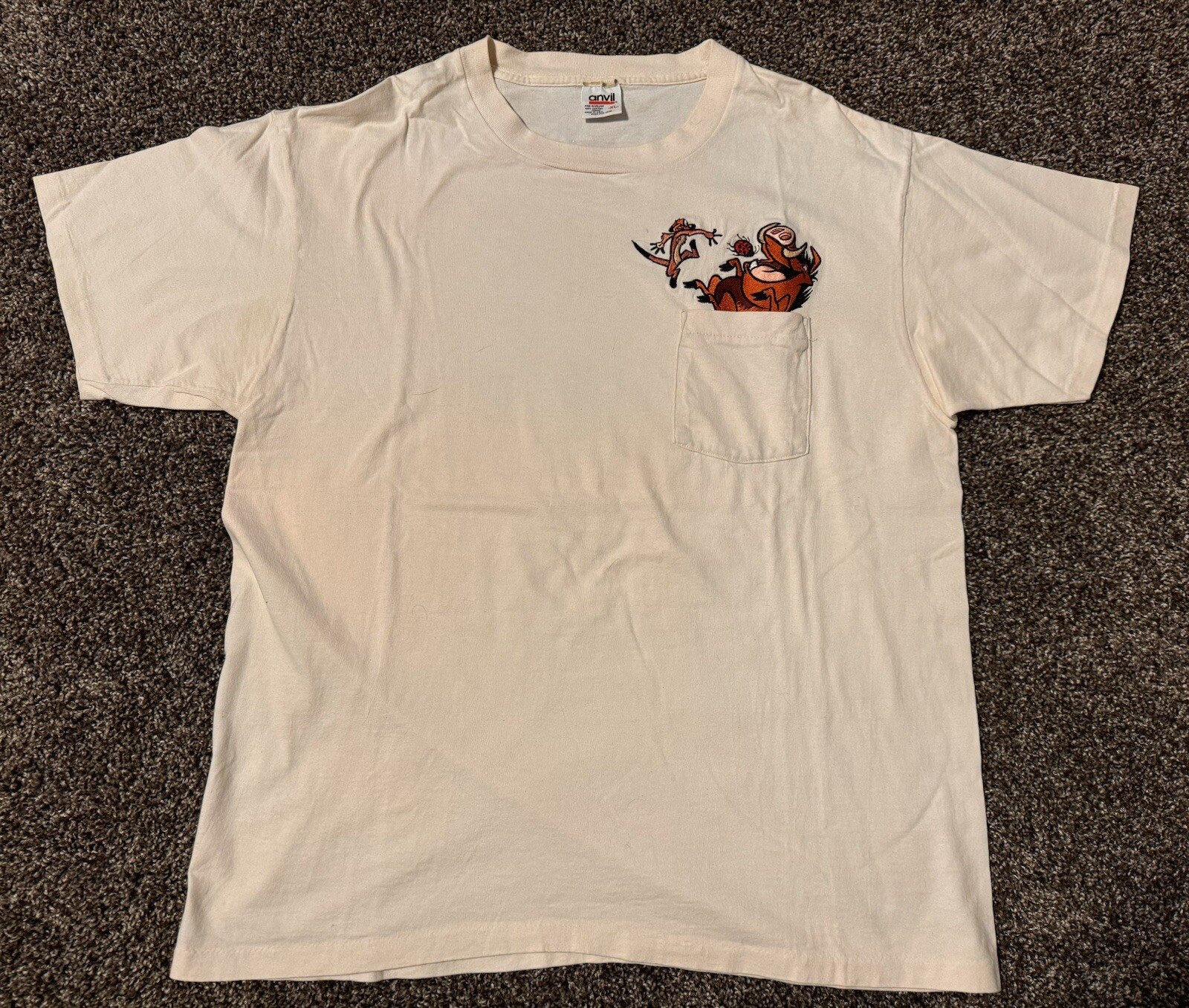 90’s Disney Lion king Vintage Shirt Featuring Puma & Timon