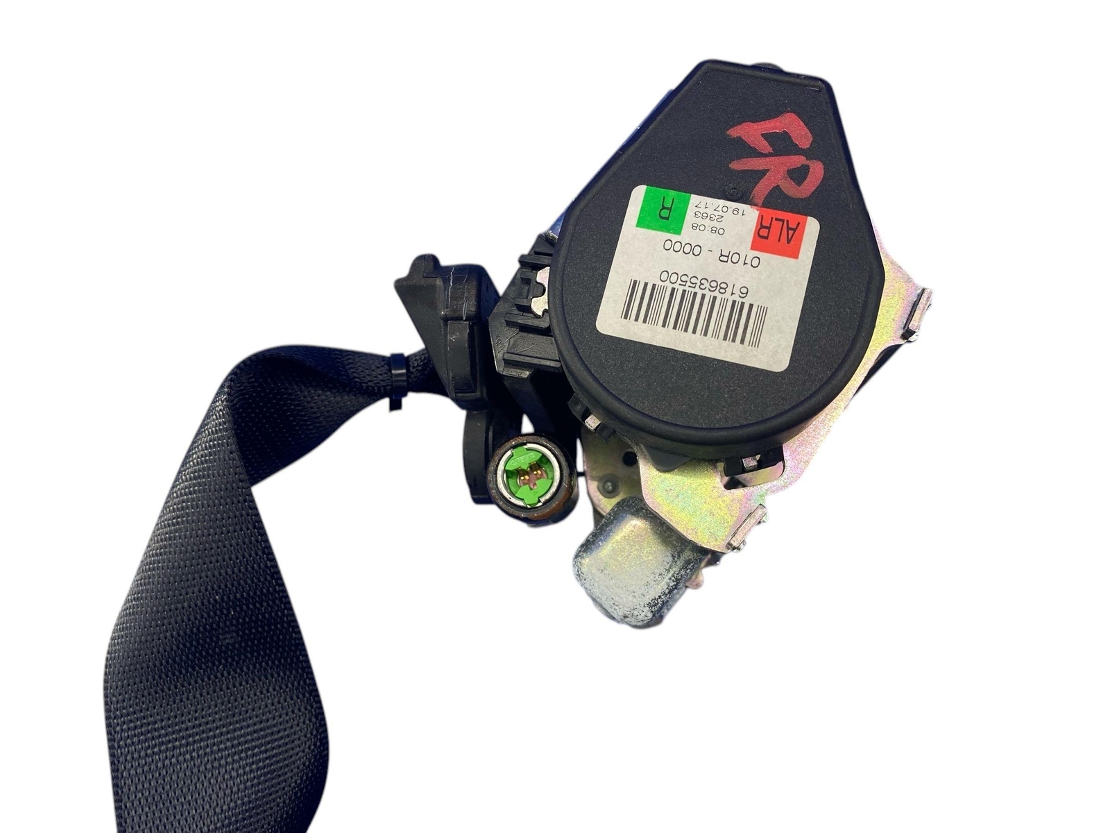 2016-2021 MCLAREN 570S FRONT RIGHT SEAT BELT RETRACTOR ASSEMBLY BLACK OEM
