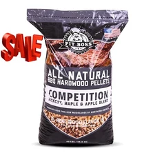 Natural Hardwood Competition Blend BBQ Grilling Pellets, 40-Pound Bag