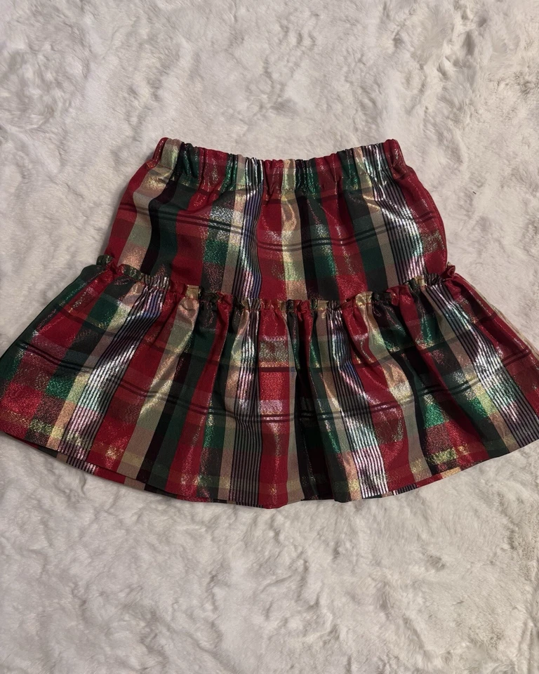 Bonnie Jean Holiday Reindeer Sweater and Skirt Set 6x Christmas NEW - Image 4 of 4