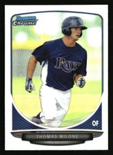 Thomas Milone 2013 Bowman Chrome Refractor #BDPP42 Baseball Card