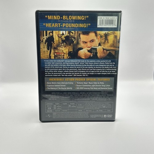 The Bourne Identity DVD - Picture 2 of 3