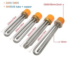 Tubular Electric Water Heater Immersion Element Stainless Steel Copper 220V/380V