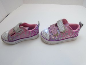 skechers twinkle toes leopard print