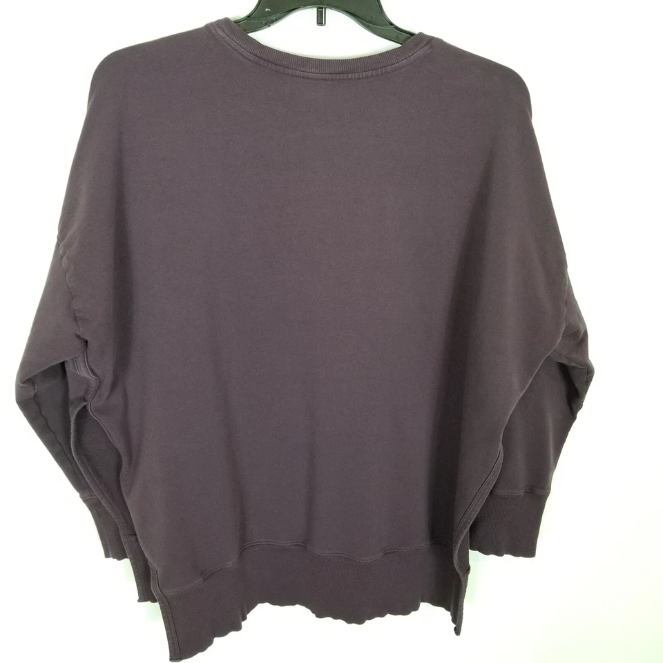 Sudadera Universal Standard Mujer Algodón Pima Grande 22/24 Berenjena Pullover Foto 2 de 4