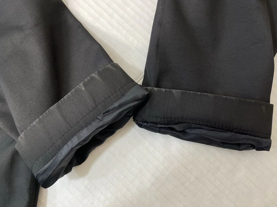 Kenneth Cole Reaction Black Button Up Trench Coat Women’s Size XS - Image 4 of 4