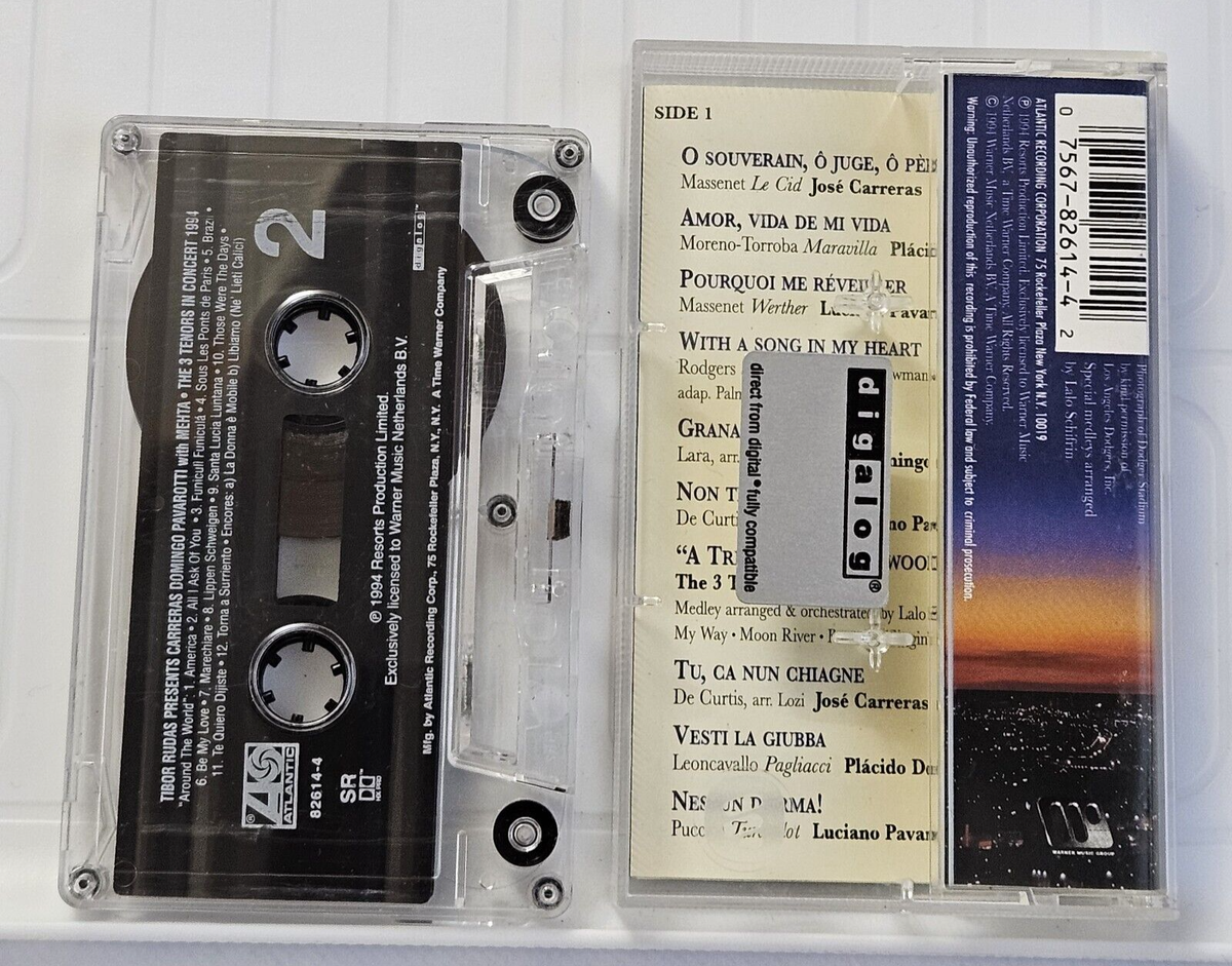 THE 3 TENORS IN CONCERT 1994 (Cassette, 1994, Resorts