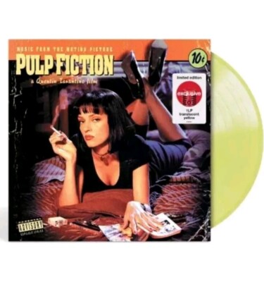 Rare Obi Strip PULP FICTION MOTION PICTURE SOUNDTRACK YELLOW VINYL LP LIMITED ED